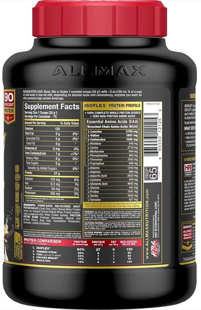 AllMax Nutrition IsoFlex Whey Protein Isolate