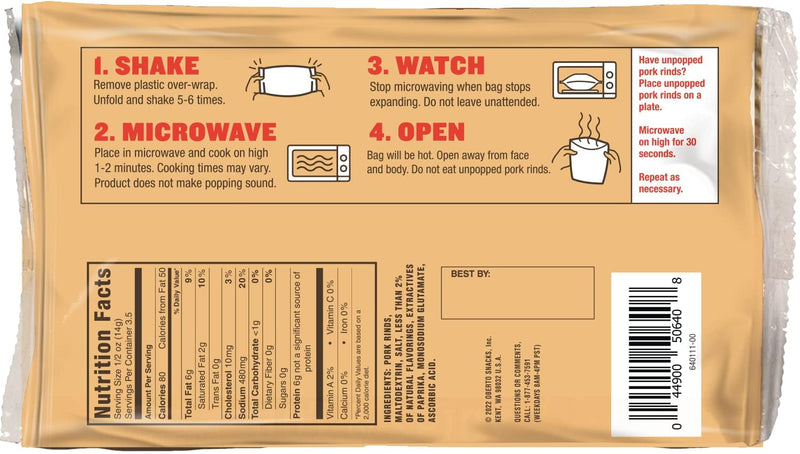 Lowrey's Bacon Curls Microwave Pork Rinds 