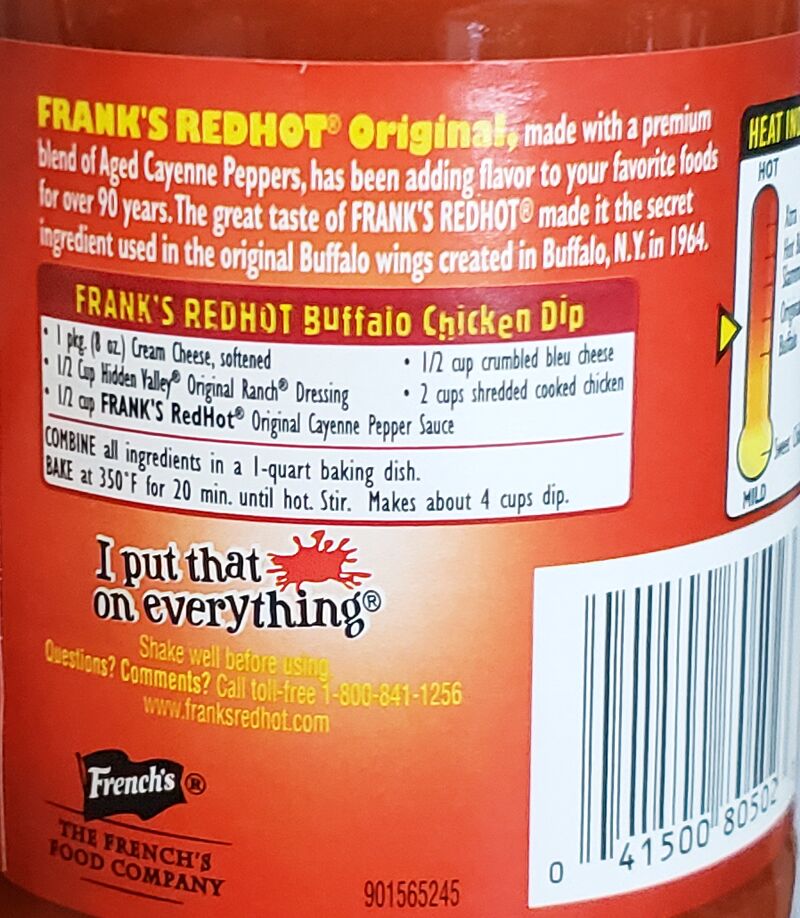 Frank's RedHot Original Cayenne Pepper Sauce