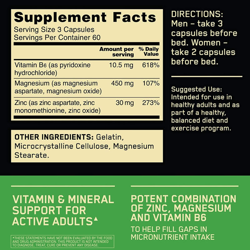 Optimum Nutrition ZMA