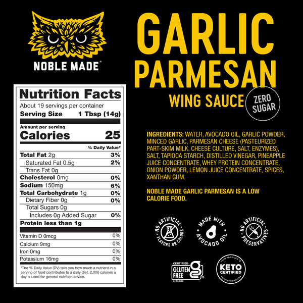 Noble Made Garlic Parmesan Wing Sauce
