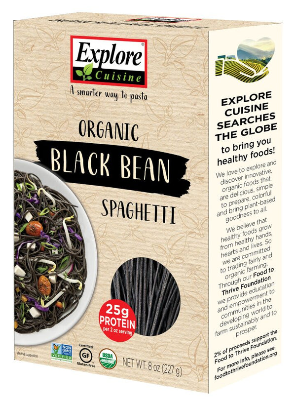 Explore Cuisine Organic Black Bean Spaghetti 8 oz. (227g) 