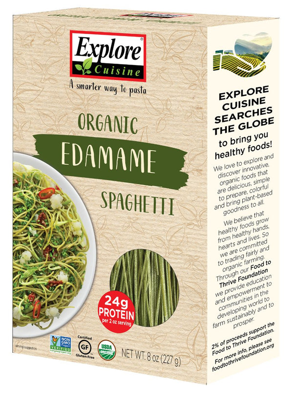 Explore Cuisine Organic Edamame Spaghetti 8 oz. (227g) 