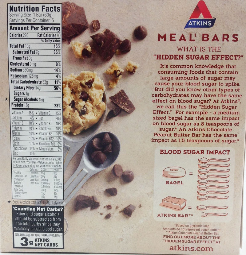 Atkins Nutritionals Meal Bars (5 bars)