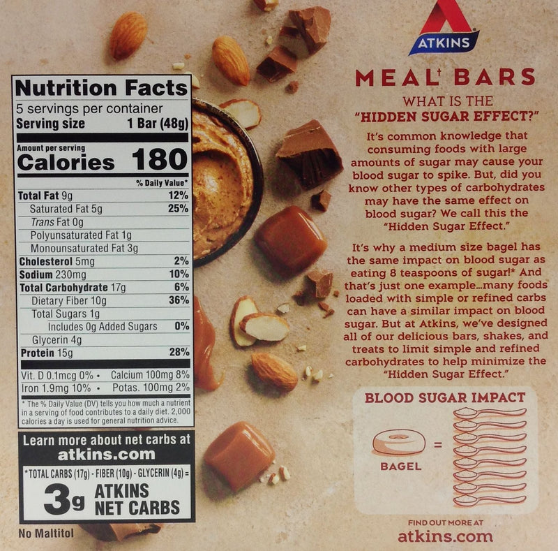 Atkins Nutritionals Meal Bars (5 bars)