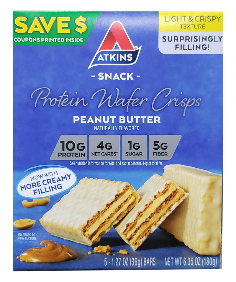 Atkins Nutritionals Protein Wafer Crisps 5 bars