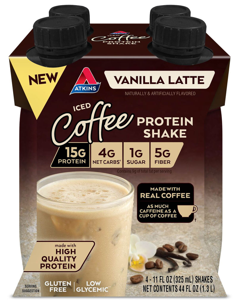 Atkins Nutritionals Iced Coffee Ready-to-Drink Protein Shakes