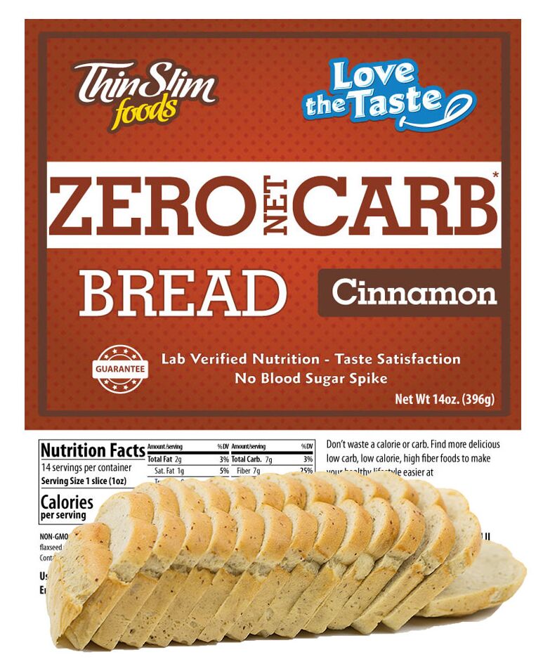 ThinSlim Foods Love the Taste Zero Carb Bread