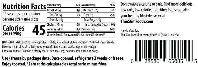 ThinSlim Foods Love the Taste Zero Carb Bread