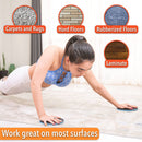 Netrition Core Sliders - Pack of 2 Dual-Sided Gliding Discs for Full Body Workout