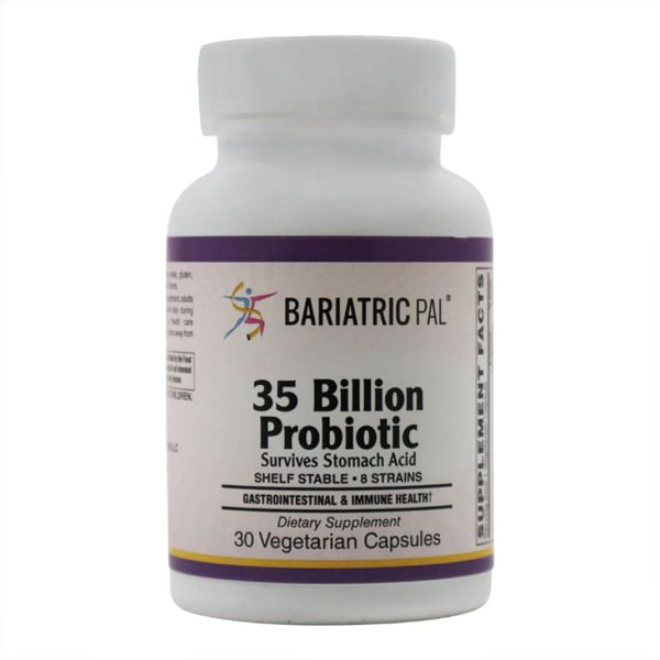 BariatricPal Prebiotic & Probiotic 35 Billion CFU Gastrointestinal & Immune Health Capsules