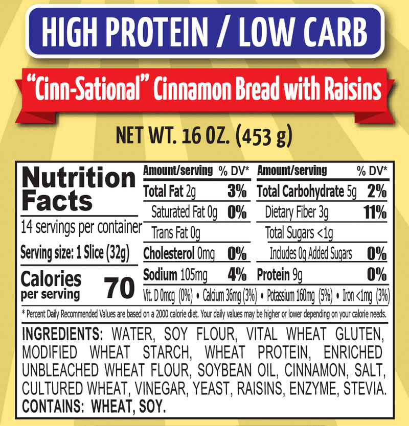 Chompies High Protein Low Carb Bread