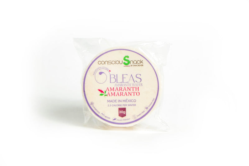 ConsciouSnack Obleas Amaranth Wafers by Snackever