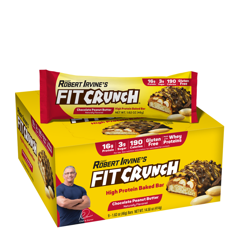 Robert Irvine's Fit Crunch Snack Size Whey Protein Baked Bar