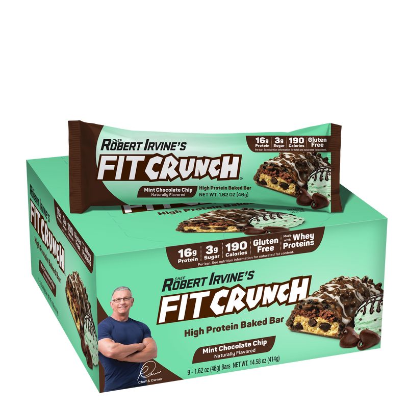 Robert Irvine's Fit Crunch Snack Size Whey Protein Baked Bar