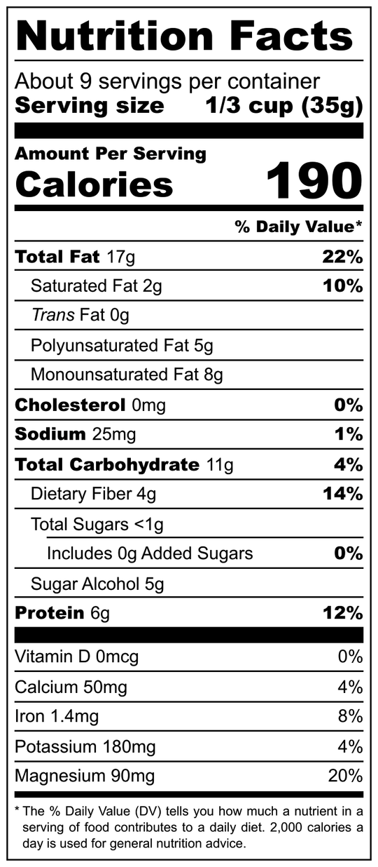 Keto Granola by NYBS - Cinnamon Almond 