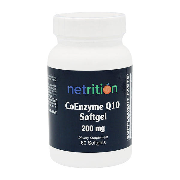 CoQ10 200Mg Softgels 60's by Netrition