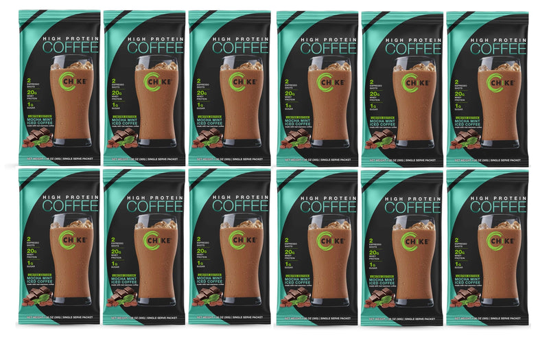 Chike Nutrition High Protein Iced Coffee Single Packets - Available in 8 Flavors! 