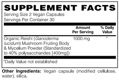 Reishi Mushroom Capsule by Netrition - The Natural Key to Lifelong Wellness