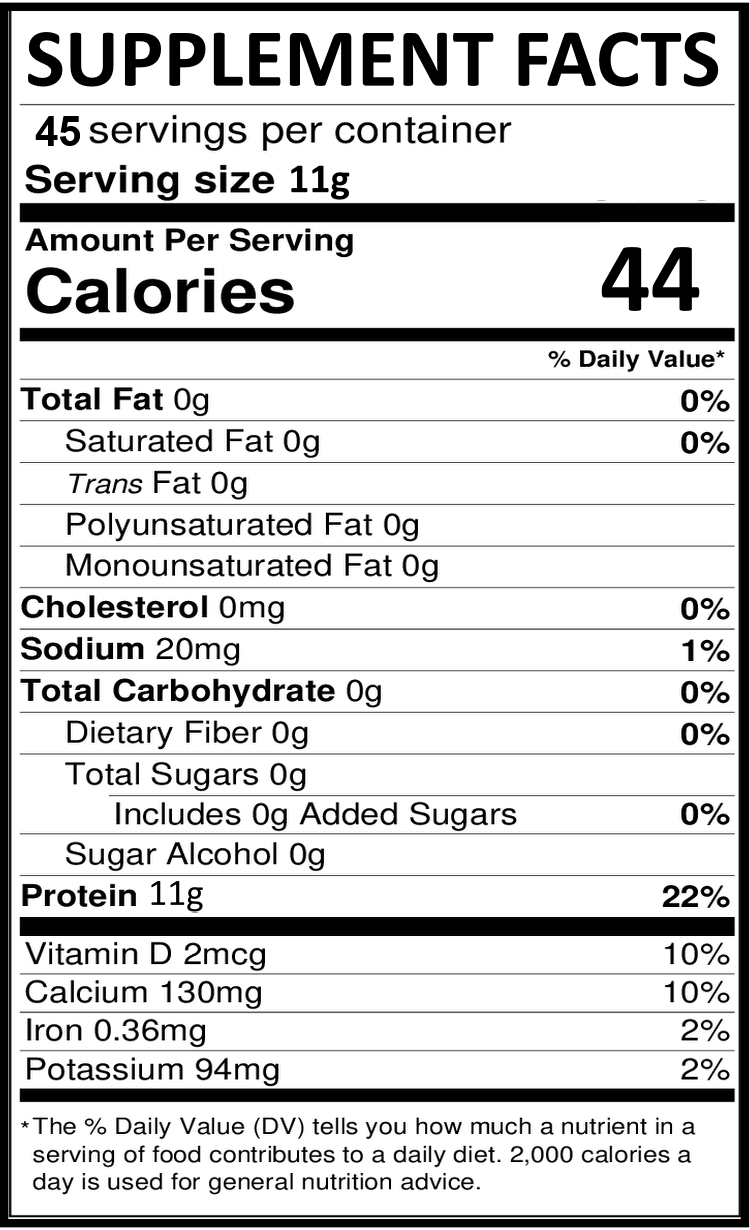 GENEPRO Gen3 UNFLAVORED PROTEIN without Immunolin