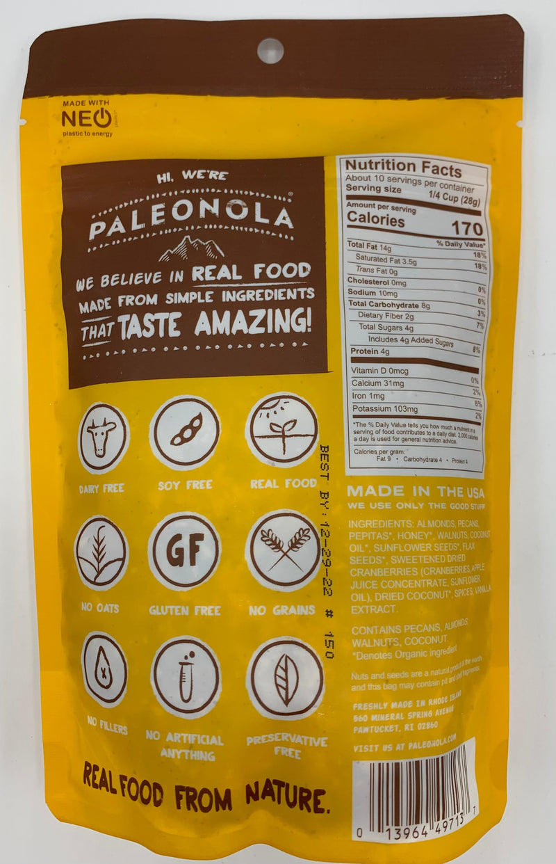 Paleonola Grain Free Granola