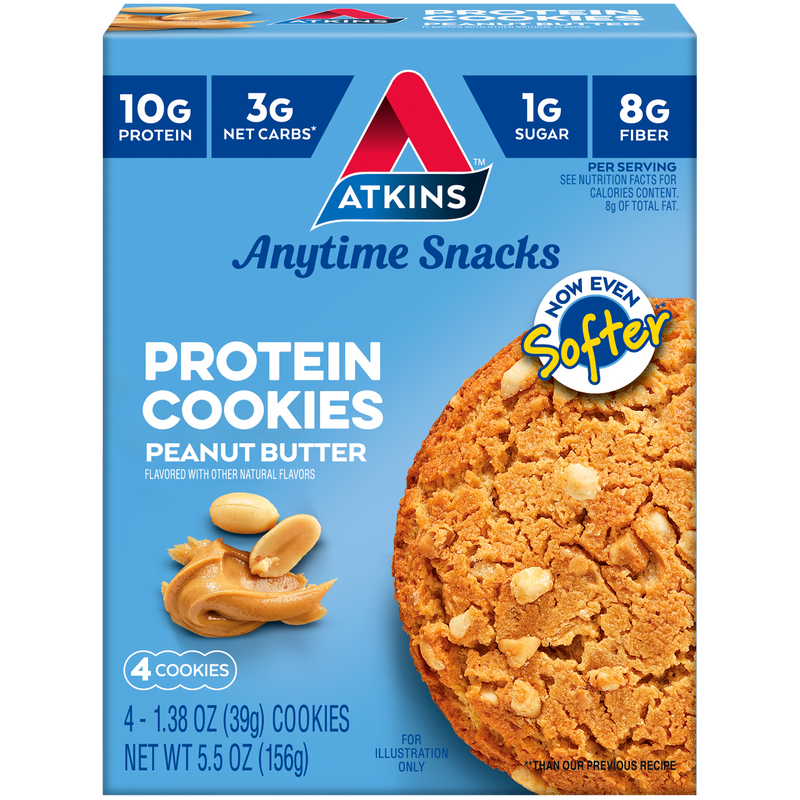 Atkins Nutritionals Snack Protein Cookies (4 cookies)