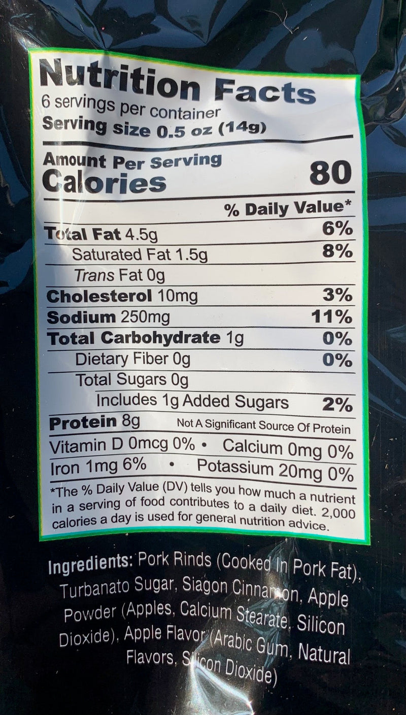 Pork King Good Flavored Dessert Pork Rinds, 3 oz