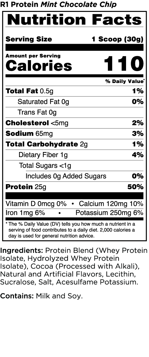 Rule1 Protein 2lb Whey Protein Isolate