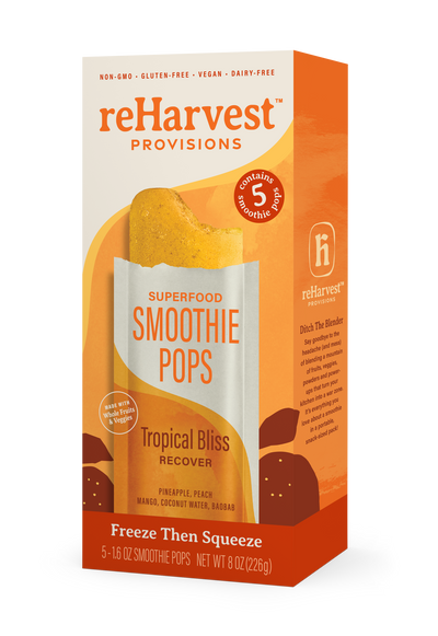 reHarvest Provisions Smoothie Pops - Tropical Bliss 