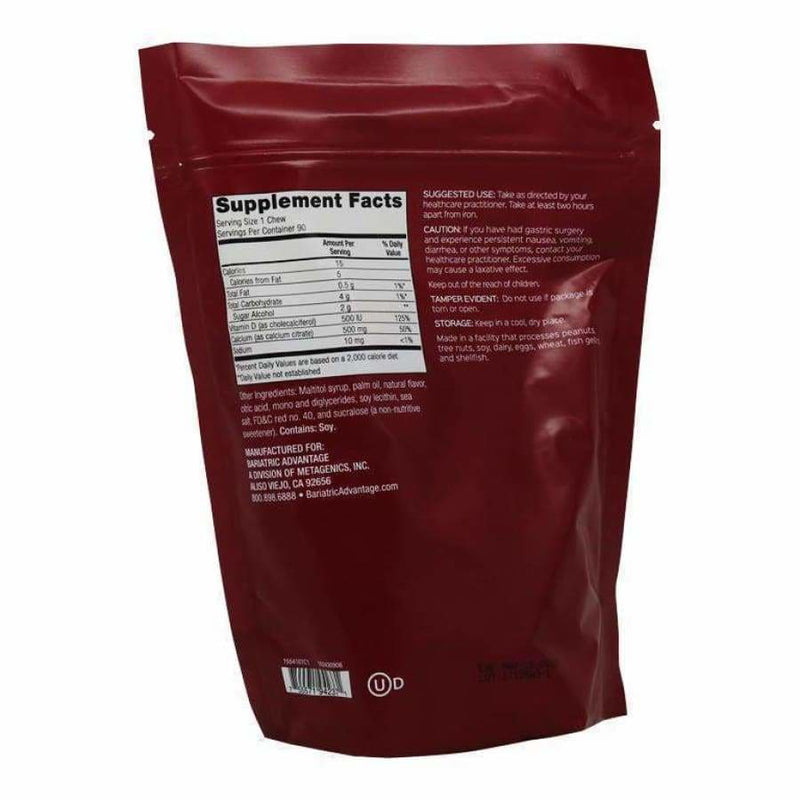 Bariatric Advantage Calcium Citrate Chewy Bites 500mg