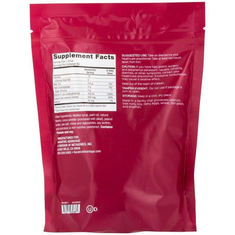 Bariatric Advantage Calcium Citrate Chewy Bites 500mg