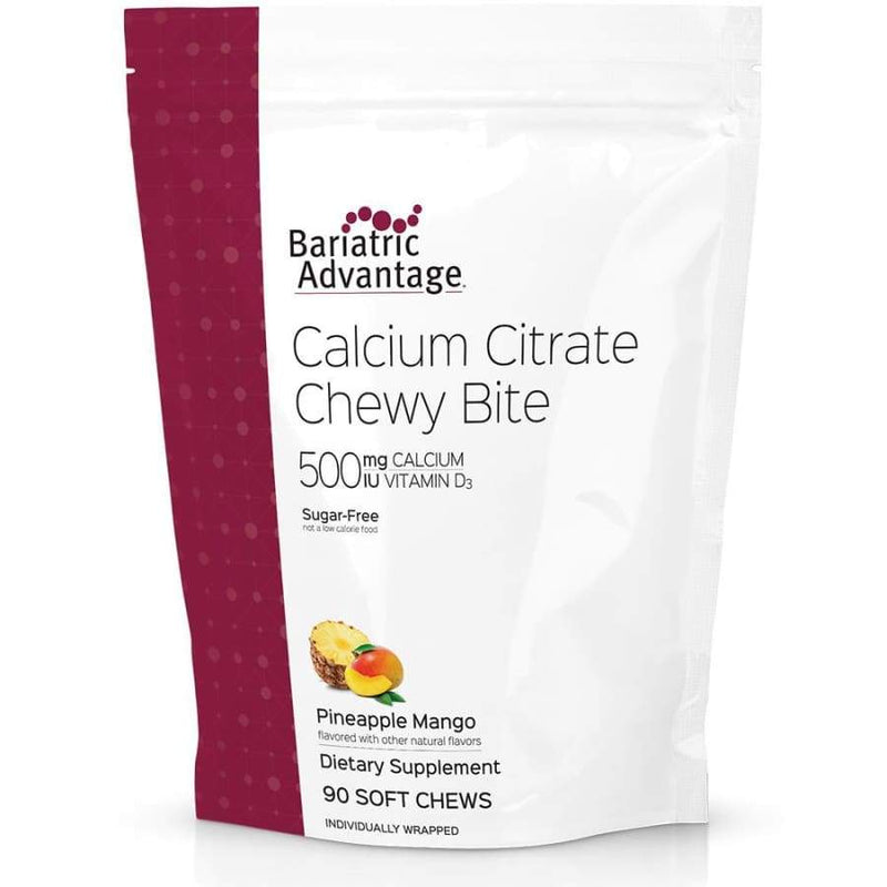 Bariatric Advantage Calcium Citrate Chewy Bites 500mg