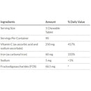 Bariatric Advantage Chewable Iron (60mg) with Vitamin C - Lemon Lime 