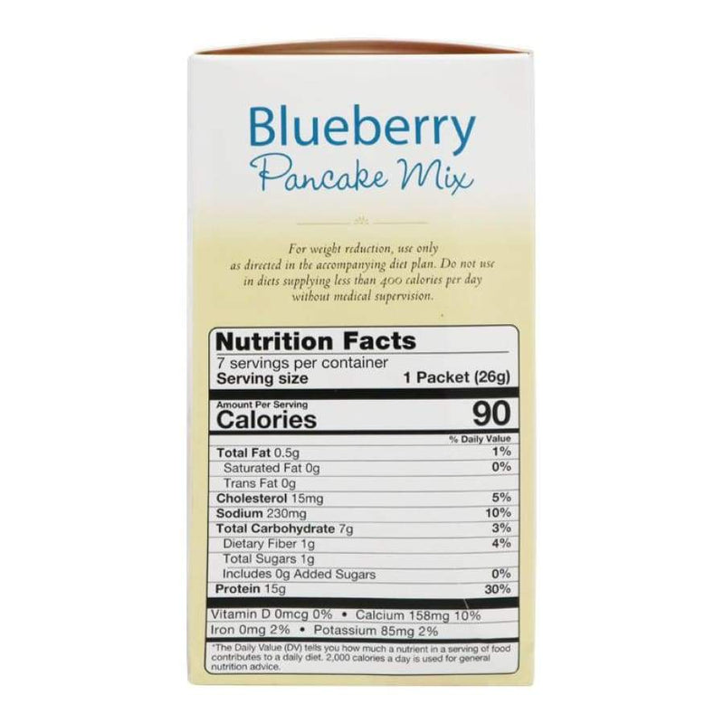 BariatricPal Hot Protein Breakfast - Blueberry Pancakes - Pancake Mix
