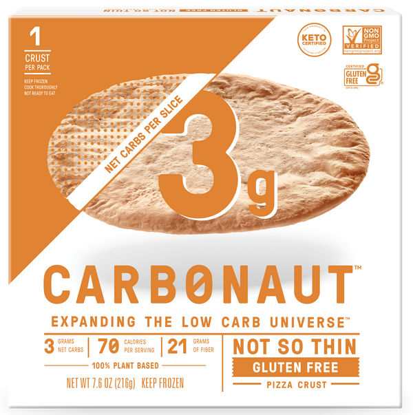 Carbonaut Not So Thin Gluten-Free Pizza Crust