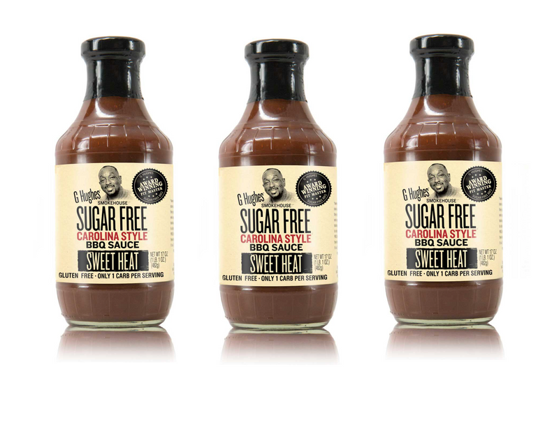 G Hughes' Smokehouse Sugar-Free BBQ Sauce - Carolina Style Sweet Heat