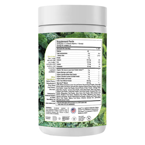 Core Greens Plant Based Kosher Superfood Powder by Zahler