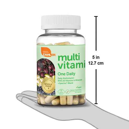 Multivitamin One Daily Vegan & Kosher Capsules by Zahler