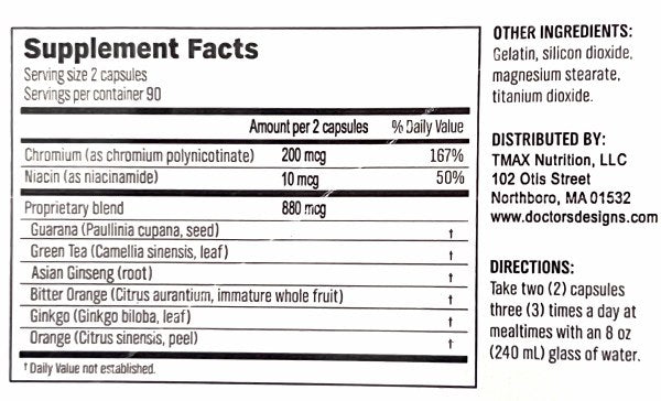 Thermo-Boost Capsules (180 count) by Doctors Designs 