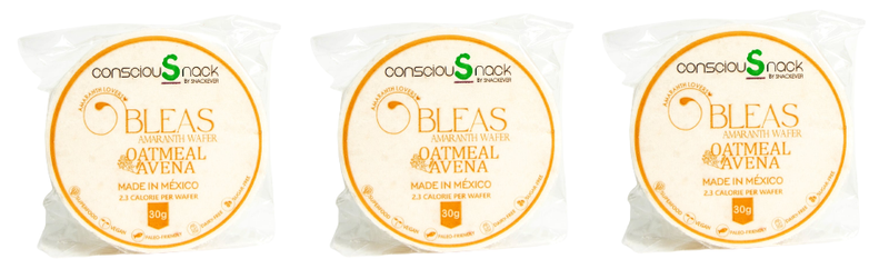 ConsciouSnack Obleas Amaranth Wafers by Snackever