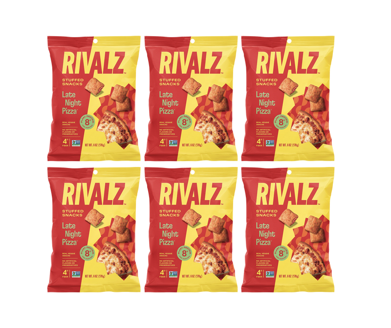 Stuffed Protein Snacks by Rivalz Snacks - Late Night Pizza