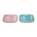 Portion Control Bento Lunch Box, Storage Container & Plate by BariatricPal - Collapsible, Leak-Proof & Available in 2 Colors! 