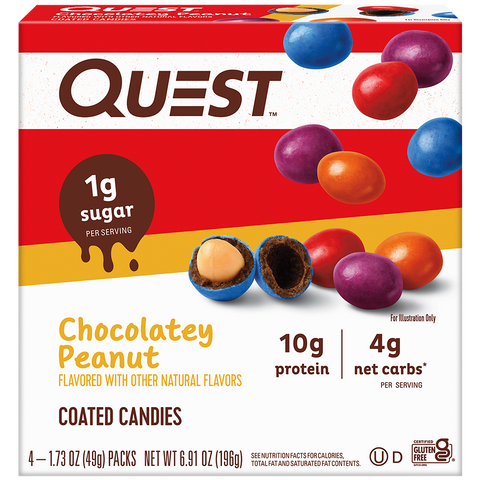 Quest Nutrition Chocolatey Peanut Coated Candies