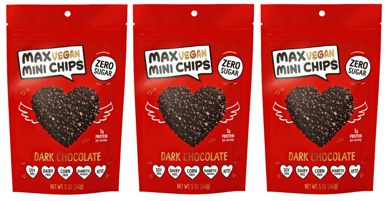 Know Brainer Foods Max Vegan Zero Sugar Mini Chips - Dark Chocolate