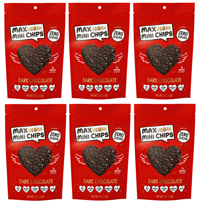 Know Brainer Foods Max Vegan Zero Sugar Mini Chips - Dark Chocolate